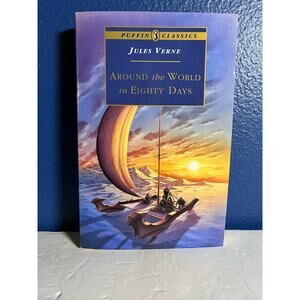 Around the World in Eighty Days by Jules Verne Puffin Classics Paperback 1994